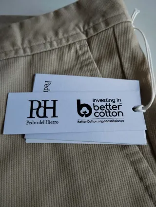 Pantalón Chino Pedro del Hierro Talla 46 Beige