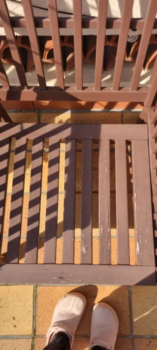 Sillones de jardín de madera marrones