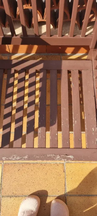 Sillones de jardín de madera marrones