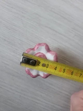 Tiradores de cerámica con forma de flor (20 uds)