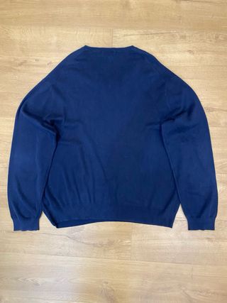 Jersey Polo Ralph Lauren V-Neck Pima Algodón Azul