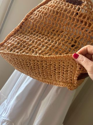 Borsa a sacca Vicolo in paglia