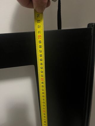 Mueble TV Ikea madera negro