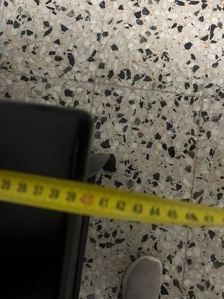 Mueble TV Ikea madera negro