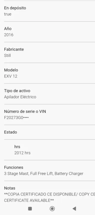 Apilador eléctrico Gami