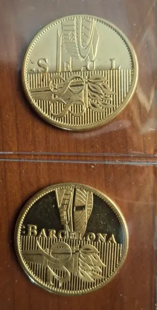 Monete d'Oro Olimpiadi