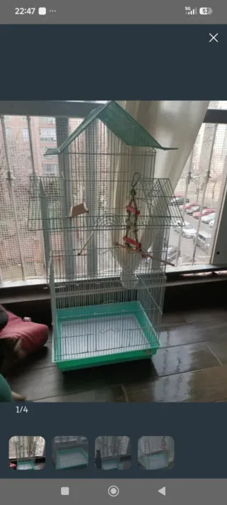 Jaula grande para pájaros