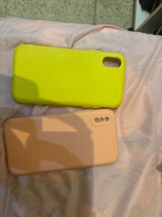 Fundas iPhone X (Amarilla y Rosa)