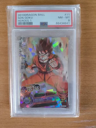 Card Dragon Ball Heroes 1 Goku 8 PSA