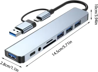 ✅ HUB 8 EN 1 De Alta Calidad en Super Oferta!