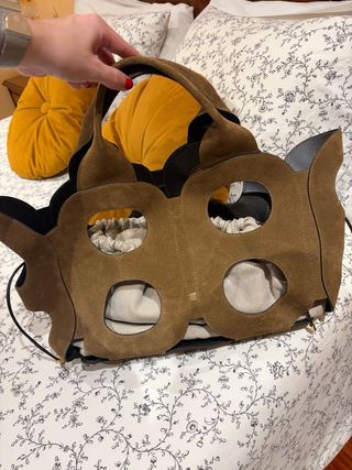 Bolso Purificación García Beige/Marrón