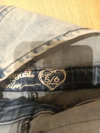 Peto vaquero Desigual 5/6 años