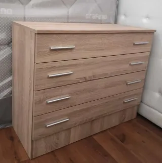 Armario de madera color beige/marrón