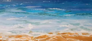 Cuadro Marino Pintado a Mano 55x75