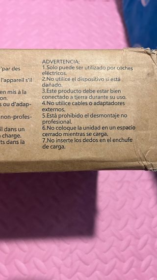 Cargador coche eléctrico Wallbox 3,7kw