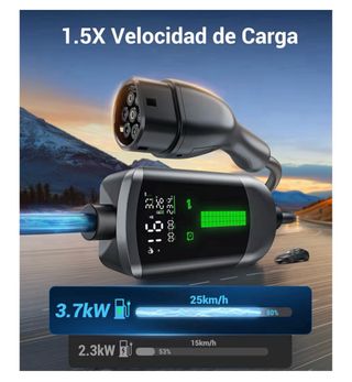 Cargador coche eléctrico Wallbox 3,7kw