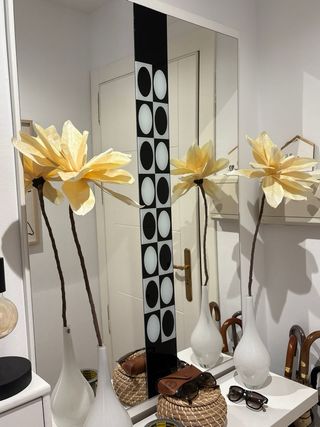 Mueble Auxiliar Recibidor y espejo