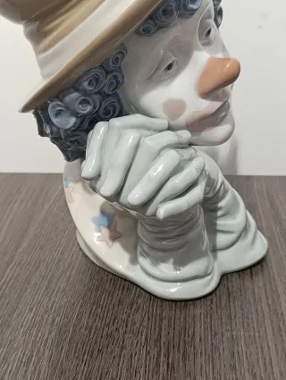 Lladró Payaso "Melancolía" o "payaso soñador"