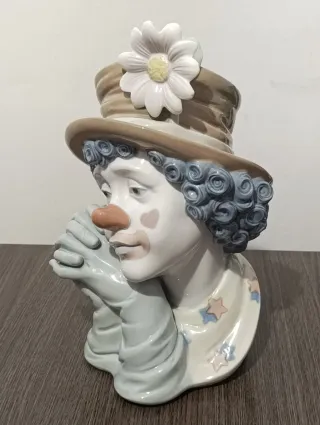 Lladró Payaso "Melancolía" o "payaso soñador"