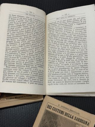 Libri antichi Bresciani Dei costumi della Sardegna