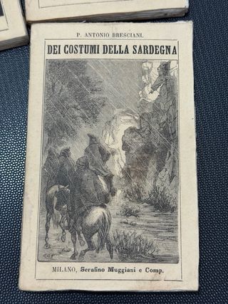 Libri antichi Bresciani Dei costumi della Sardegna