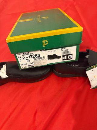 Mocasines Pitillos Piel Talla 40