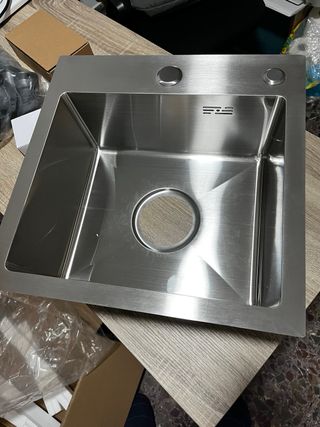 Fregadero de cocina de inoxidable