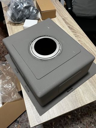 Fregadero de cocina de inoxidable