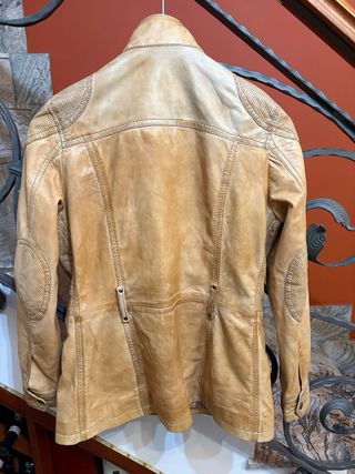 Giubbino donna vera pelle morbida comoda vintage