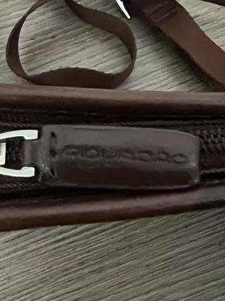 Borsello tracolla in pelle + portamonete