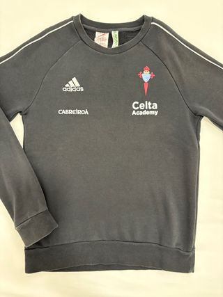 Sudadera Celta Adidas Negra Talla 13-14 Años