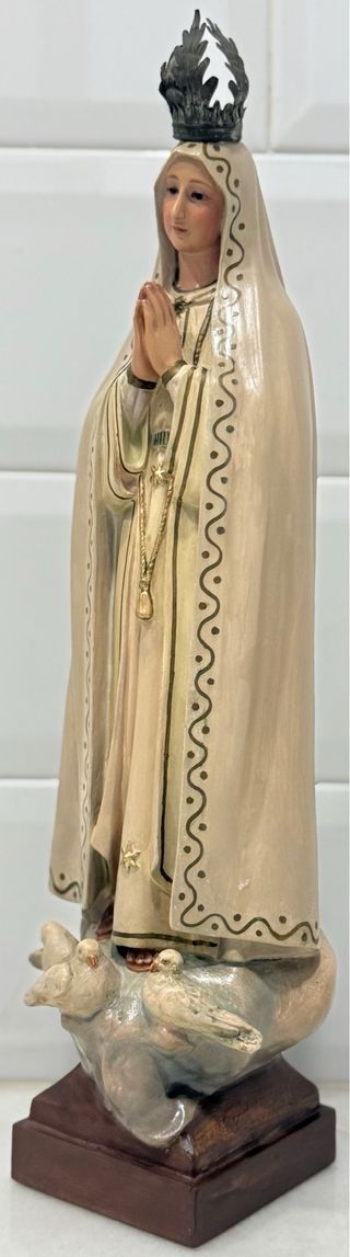 ANTIGUA VIRGEN DE FÁTIMA ARTES DECORATIVAS OLOT