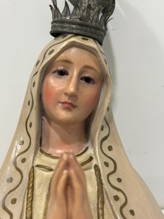 ANTIGUA VIRGEN DE FÁTIMA ARTES DECORATIVAS OLOT