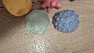 Set 7 Bolas Sensoriales Bebé Texturizadas