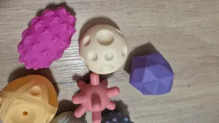 Set 7 Bolas Sensoriales Bebé Texturizadas