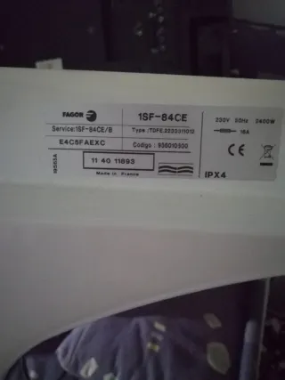 Motor secadora Fagor Innovation 8kg