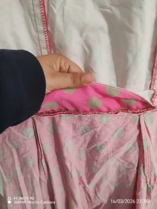 Traje de flamenca rosa canastero