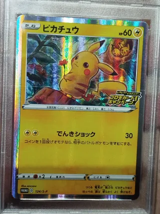 Carta Pokémon Pikachu Holo PSA Pika Pika 2020