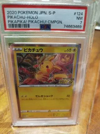 Carta Pokémon Pikachu Holo PSA Pika Pika 2020