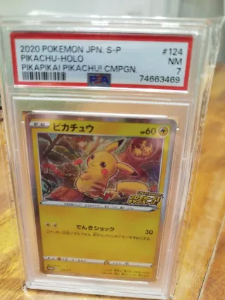 Carta Pokémon Pikachu Holo PSA Pika Pika 2020