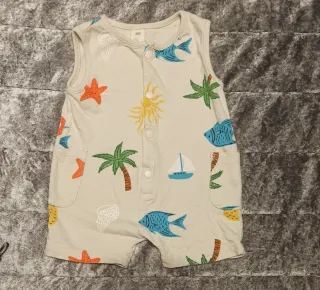 Mono bebé verano estampado marino