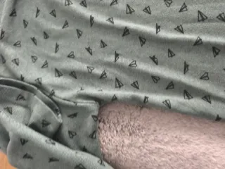 Camiseta verde estampada mujer