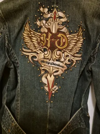 Cazadora vaquera Harley Davidson mujer