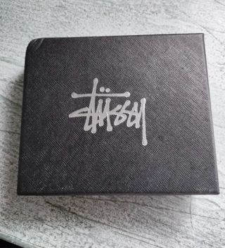 Cartera Stüssy Negra/Gris Nueva