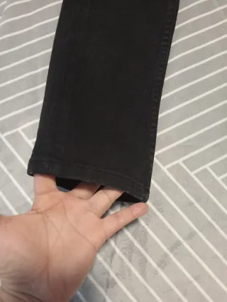 Pantalón vaquero Lefties negro hombre