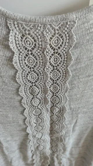 Camiseta tirantes mujer gris