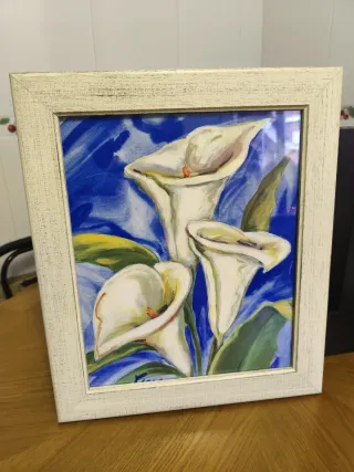 Cuadros decorativos madera y papel