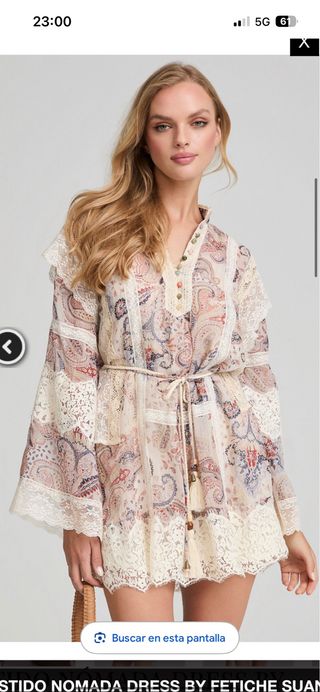 Vestido Fetiche Suances Talla Única