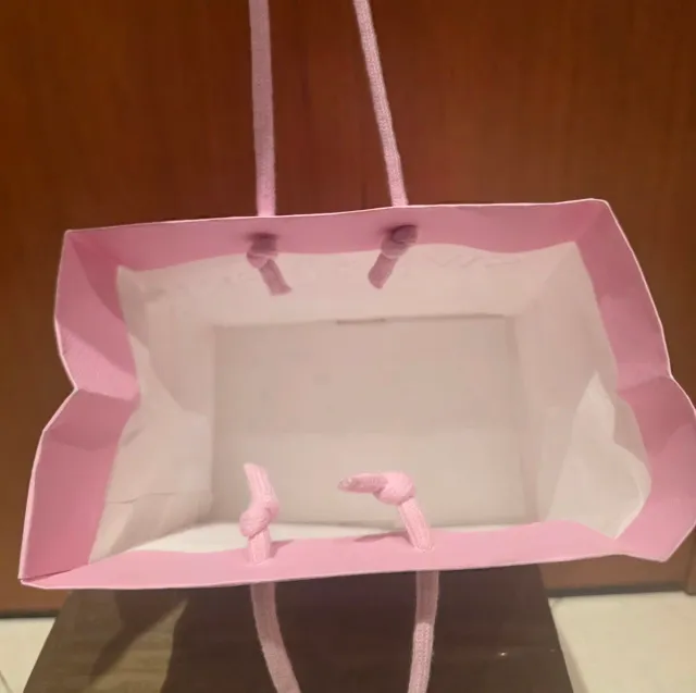 Shopper busta con logo Swarovski Duomo Milano Rosa