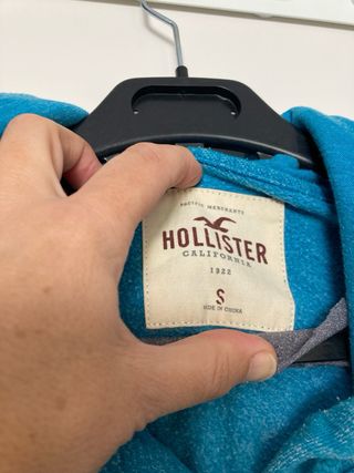 Sudadera Hollister Azul Talla S